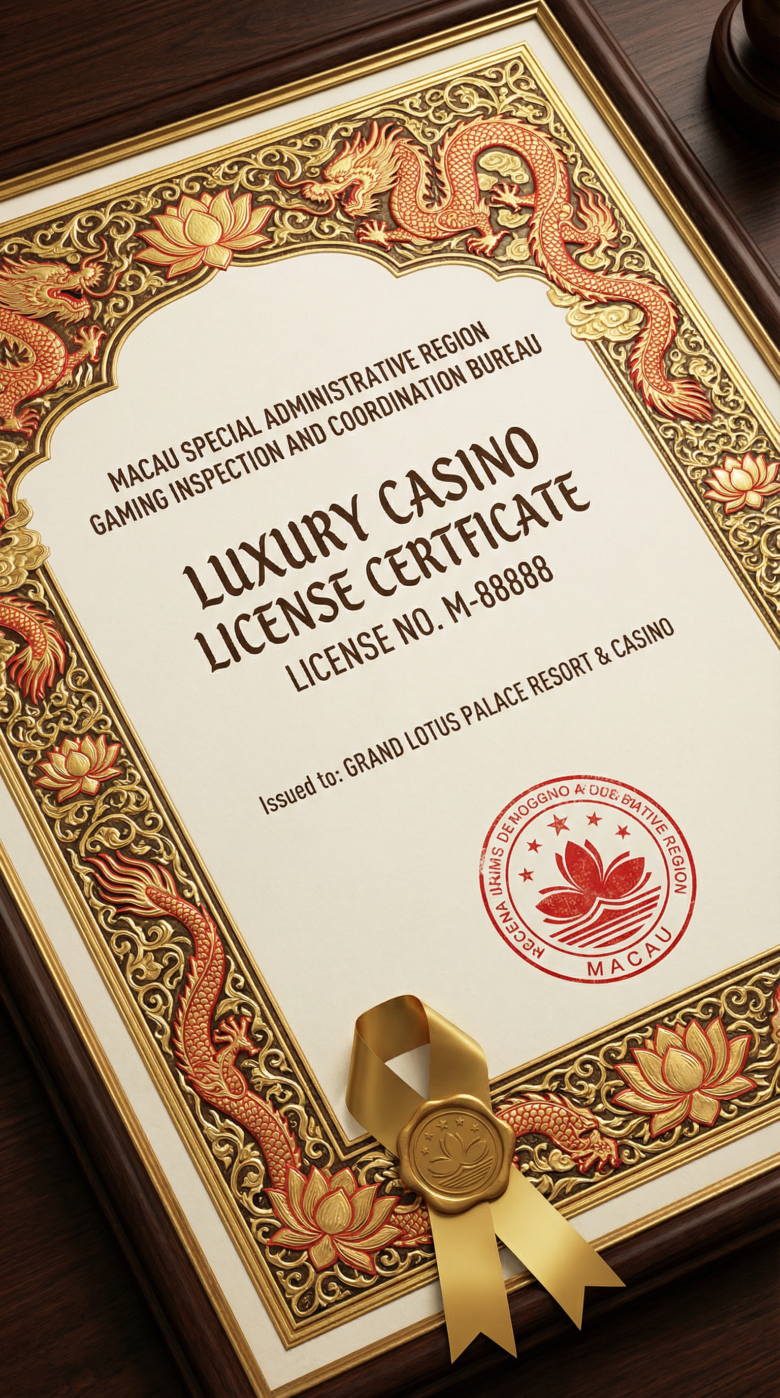 澳门博彩牌照认证